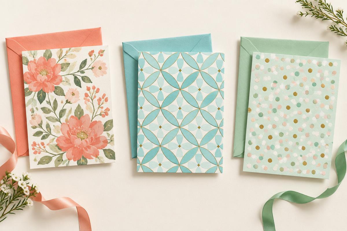 Physical and digital greeting card designs